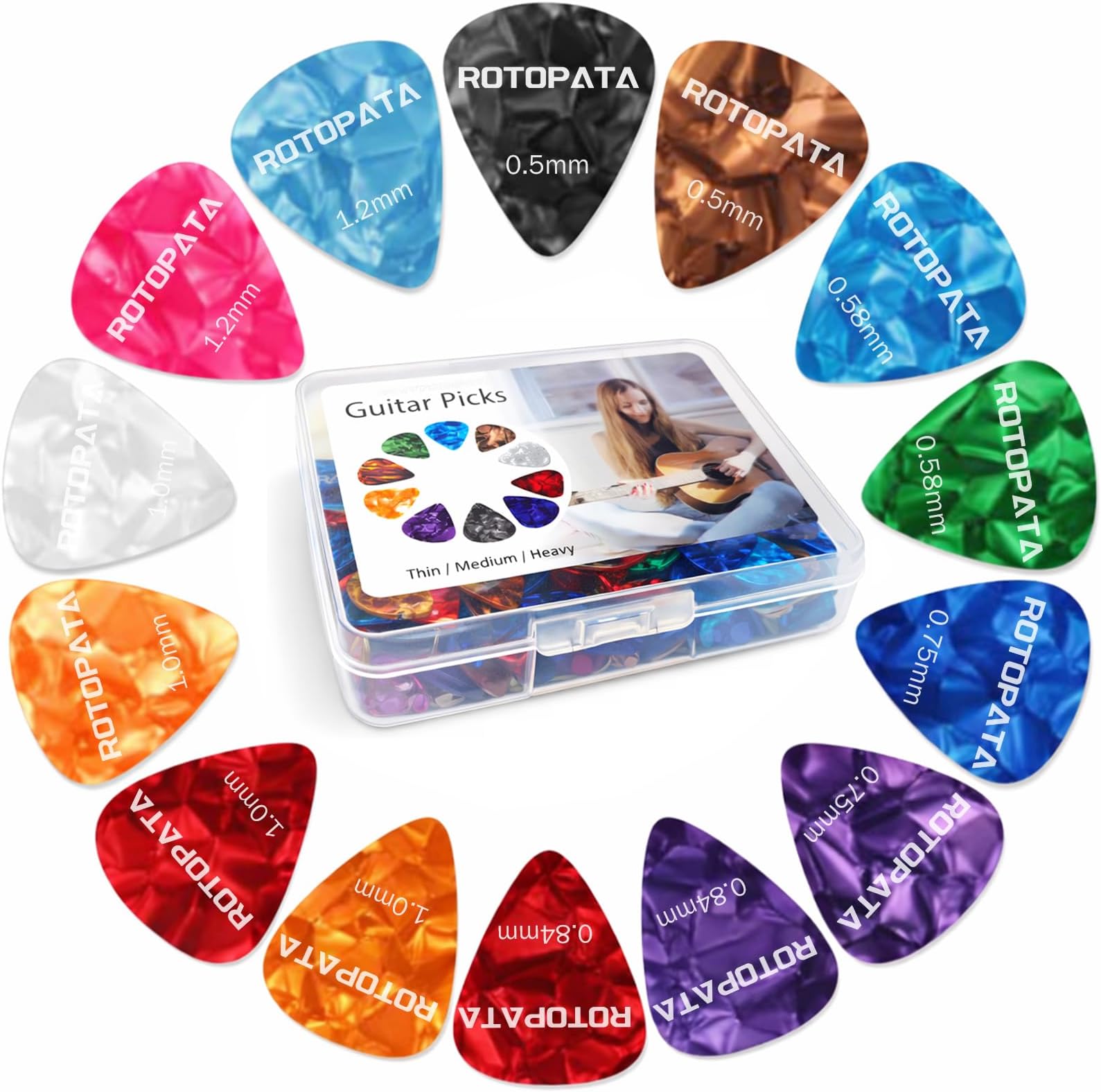 60 Pack Guitar Picks