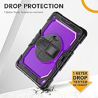 Vista 3 de Timecity - Funda para iPad de 987 generación, de 26 cm, versión 202120202019, con protector de pantalla integrado, soporte, portalápices, funda