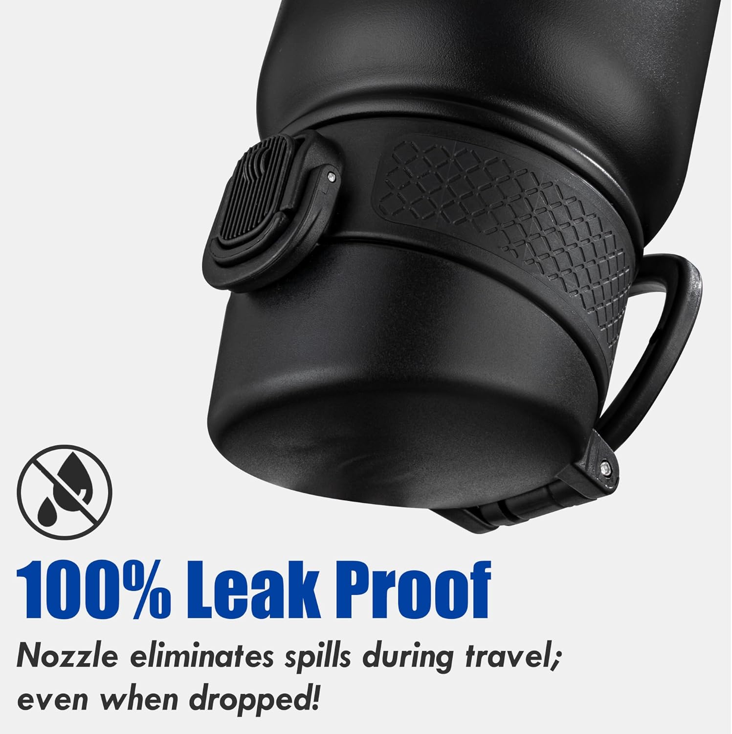 OLDLEY 12oz Kids Water Bottle, Stainless Steel Insulated Water Bottle For Kids, With Straws Leak-proof, Kids Water Bottles For School Boys Girls, Black - Image 5