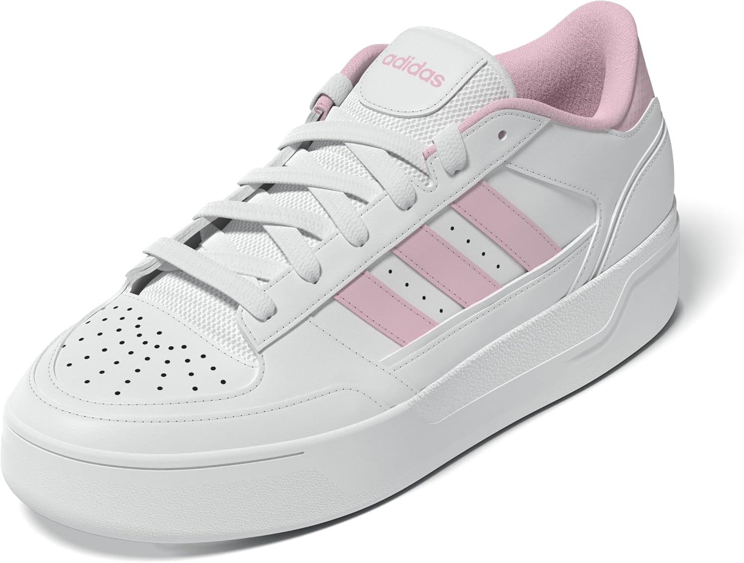 adidas Womens Turnaround Platform Sneakers Shoes Casual – White