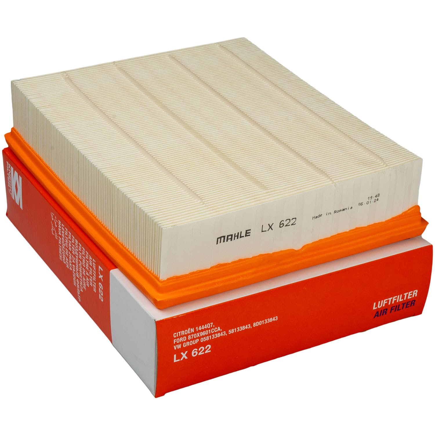 Paquete de inspección Kit de mantenimiento con filtro de aceite OX 143D, filtro de aire LX 622, filtro de habitáculo (carbón activado) LAK 31, tornillo de cierre