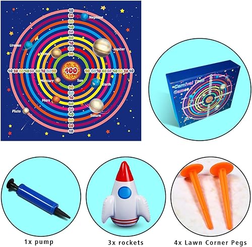 Miniatura 7 de Dardos de césped para niños, juego inflable para niños, juguetes al aire libre para niños, juguetes y divertidos juegos familiares para niños,