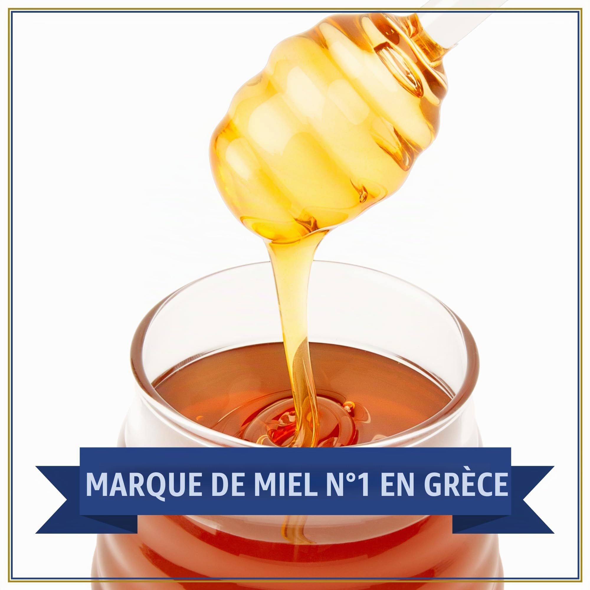 Attiki, Greek Honey 1000g (2.2lb) CAN by Pittas