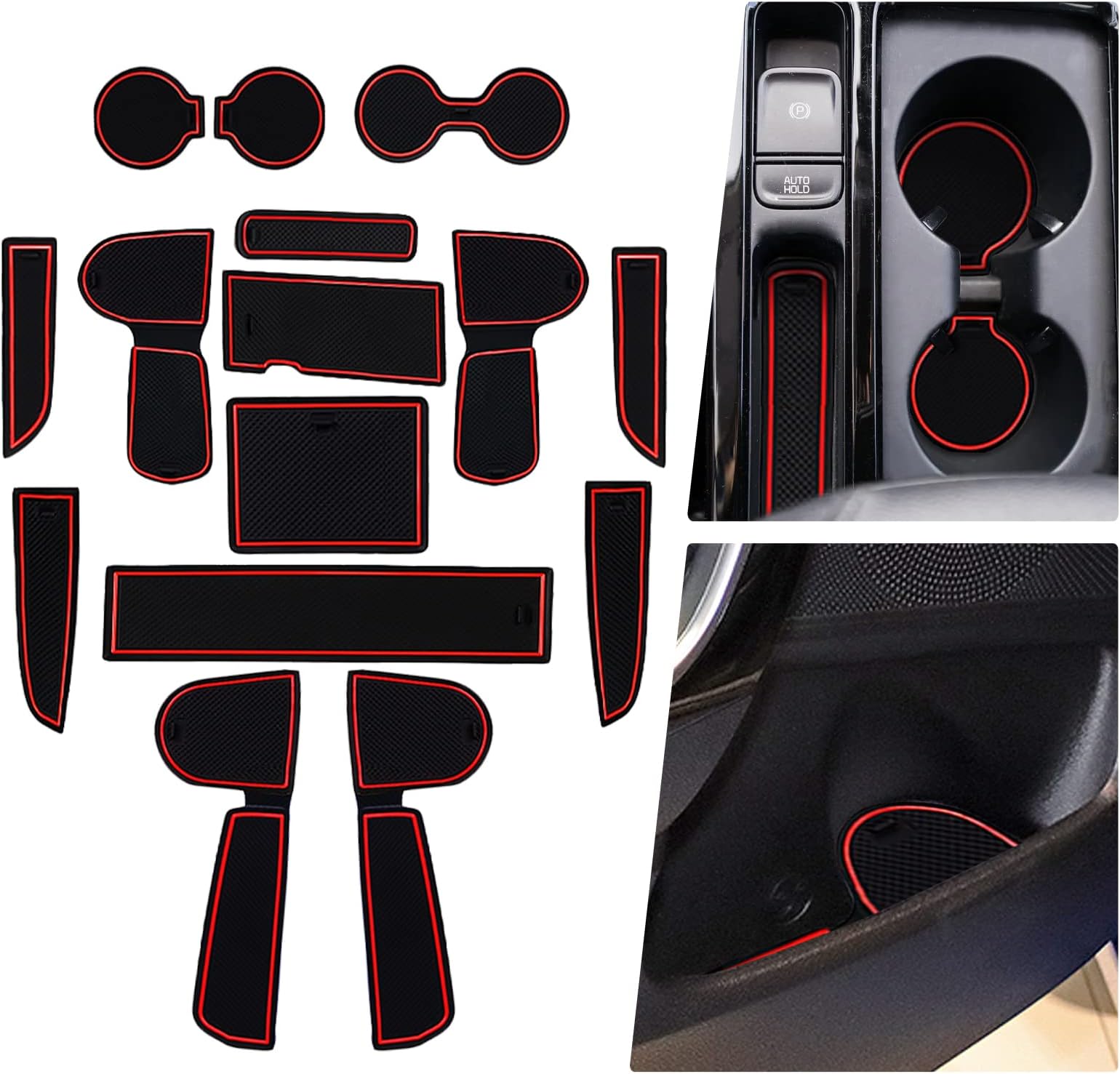 Tappetini Auto Su Misura Per Smart Fortwo 451 – Set Anteriori In Moquette, Made In Italy, Con Battitacco - 6