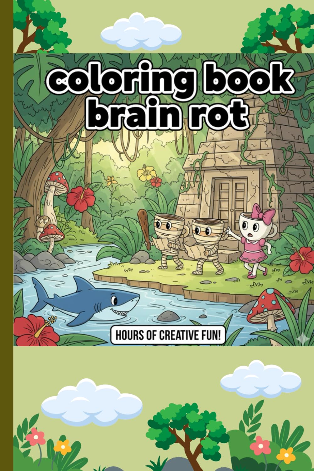 Brain Rot Coloring Book