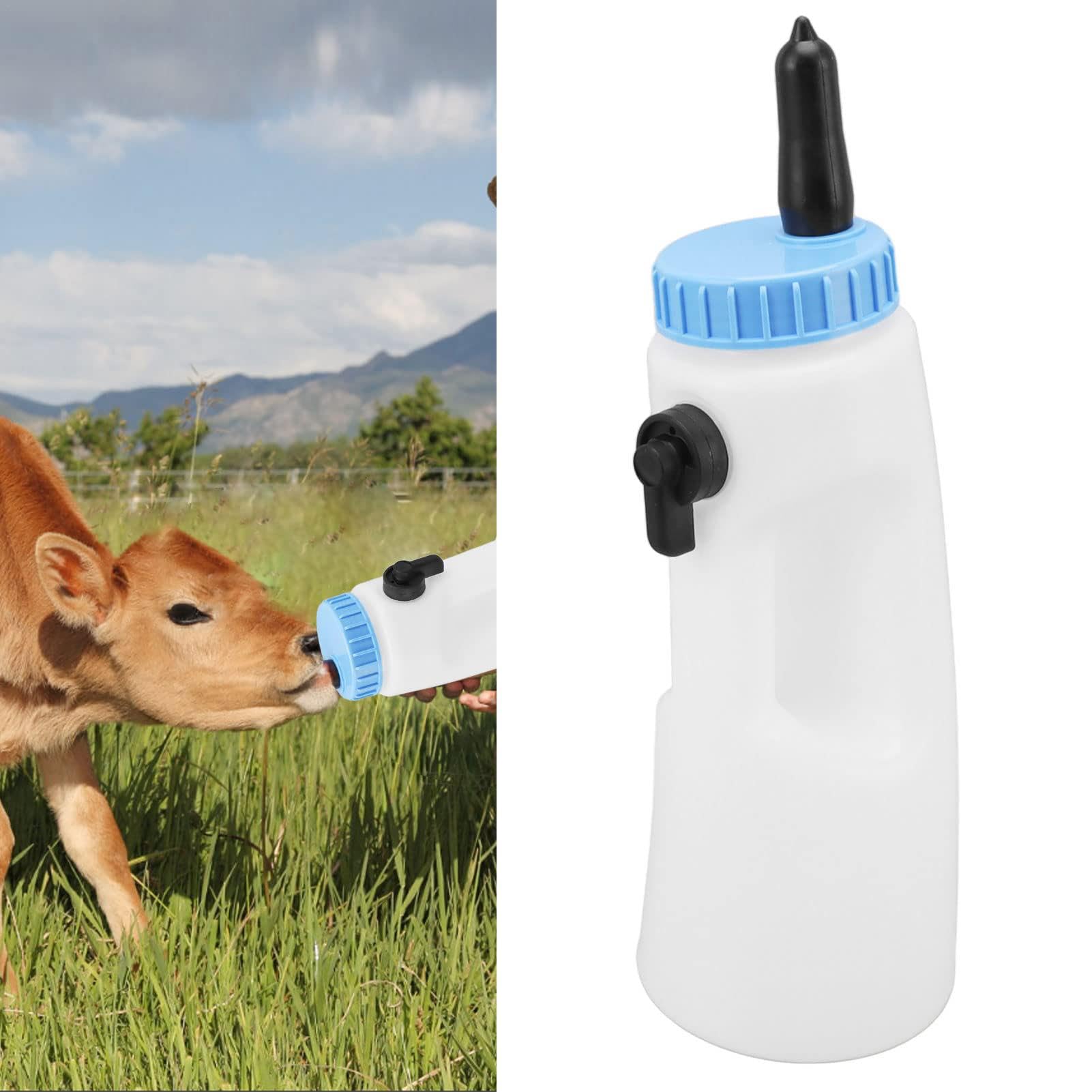 Fournitures pour le bétail | Biberon de chèvre | Biberon pour veau, biberon pour veau facile à saisir, biberon pour veau, biberon pour veau 2l, biberon pour infirmière résistant aux morsures, biberon