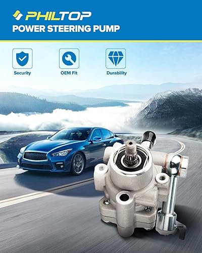 Miniatura 394 de PHILTOP Bomba de dirección asistida 20-806 OE apta para Aveo5 2007 2008, Aveo 2008, bomba de asistencia asistida 96801443, bombas de dirección