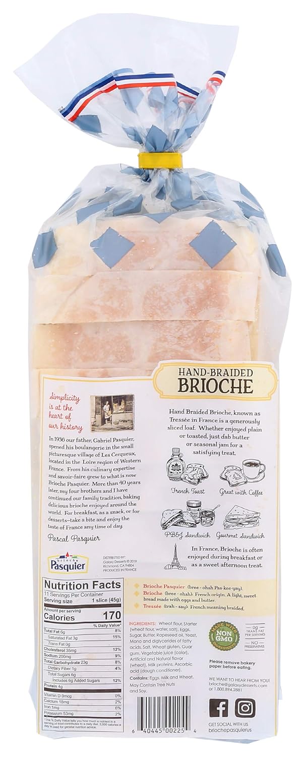 BRIOCHE PASQUIER Tressee Brioche, 17.6 OZ