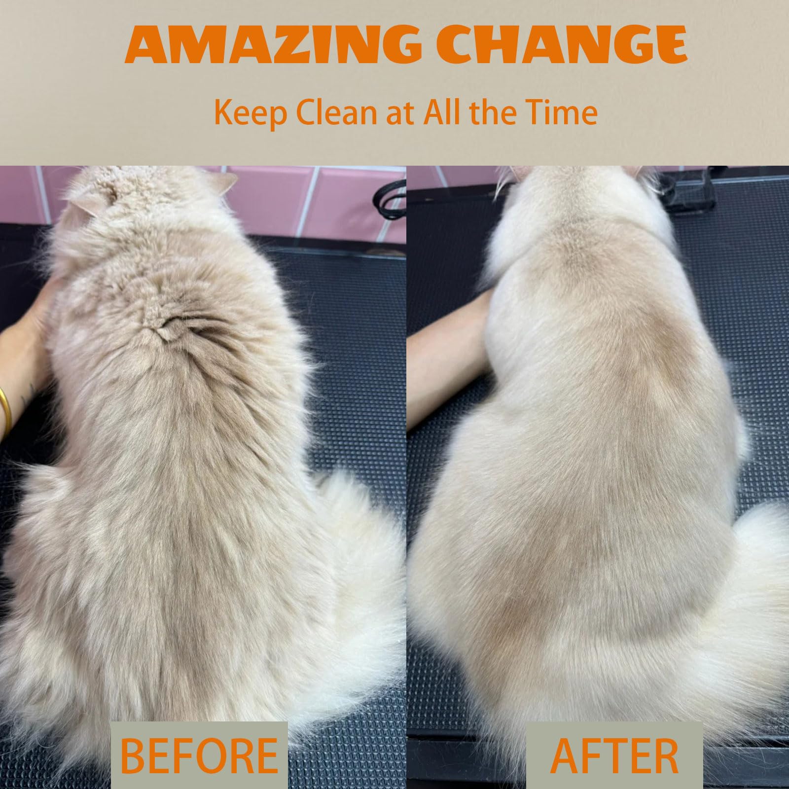 Cepillo de vapor para gatos, 3 en 1, cepillo de vapor autolimpiante para eliminar el pelo enredado y suelto, cepillo de vapor para gatos y perros para masajes