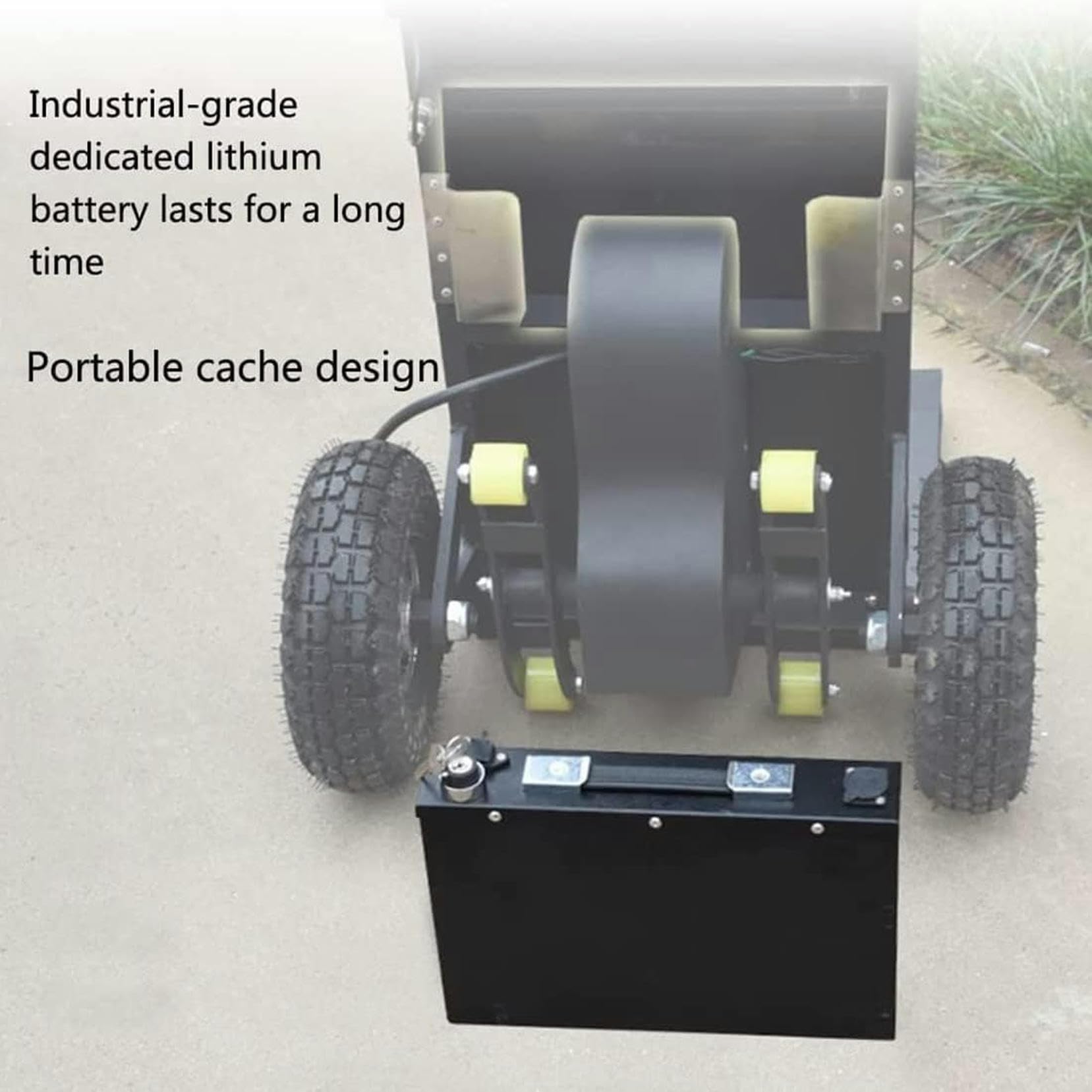 Carrello Elettrico a Mano saliscale Elettrico Carrello elettrico saliscale Carrello elettrico a mano da 200 kg Carrello saliscale a mano, batteria al litio da 17 AH Carrello saliscale a mano~/