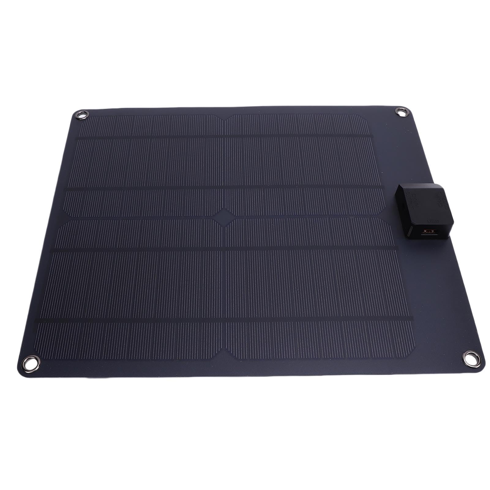 Luocute Migliore Caricabatterie Solare USB, Caricatore di Gocciolamento Solare da 30W Monocristallino con Controller, Impermeabilizzazione per per Barche per Auto per Vari