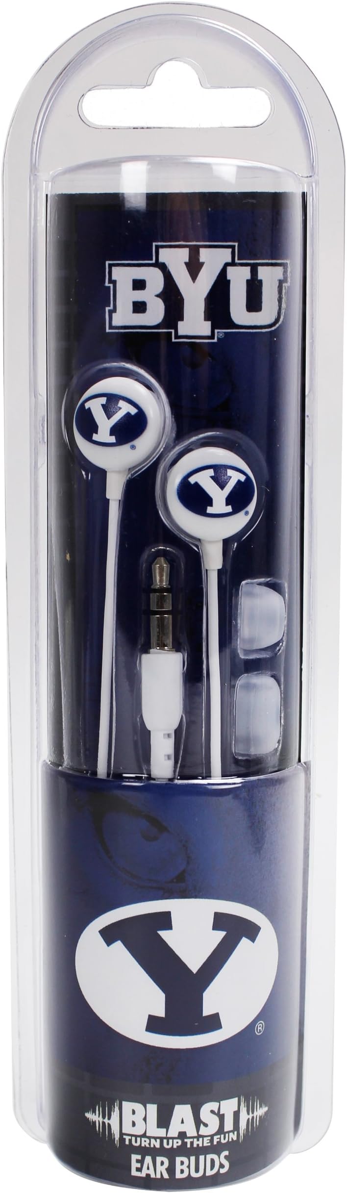 US Digital NCAA BYU Cougars Blast Earbud Headphones