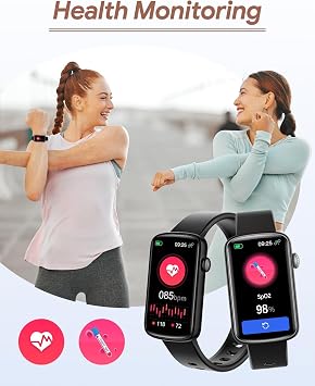Fitness Tracker, Fitness Watches for Women Men with Heart Rate Monitor Blood Oxygen Sleep Tracker Pedometer, 1.47 Smart Watch Step Calorie Counter for Android iOS IP68 Waterproof