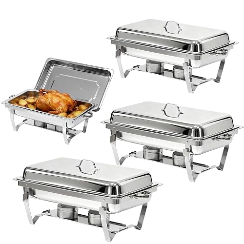 Chafing Dishes for Buffet with Full-Size Pans, 9QT Chafing Dish