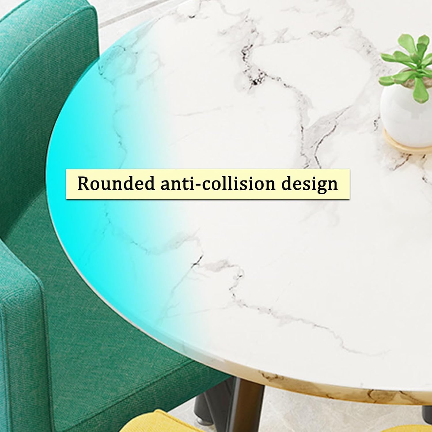 Round Conference Table, Negotiation Table and Chair Set, Reception Negotiation Table, Round Dining Table Set, Round Furniture Table and Chair Set for Kitchen, Dinning Room(Pink)