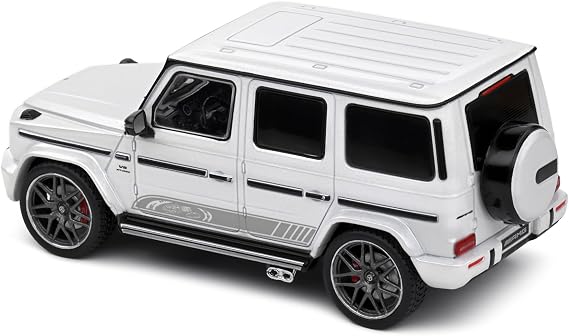 Solido 1:43 Scale Mercedes AMG G63 White 2022 Diecast Model Car S4316701