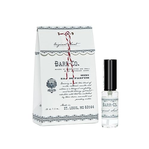 Miniatura 1 de Barr-Co. Mini perfume en aerosol original, aroma cremoso de vainilla con avena y vetiver, aceite de perfume concentrado para mujeres, tamaño de