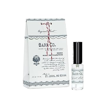Barr-Co. Original Scent Mini Perfume Spray, Creamy Vanilla Scent with Oat & Vetiver, Concentrated Perfume Oil for Women, Travel Size, 0.25 fl oz