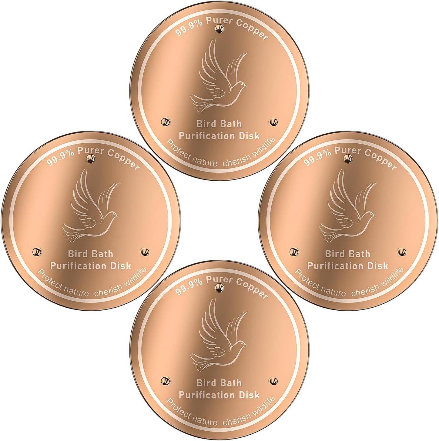 Birdbath Copper (6, Pure Copper)