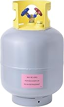 Flame King YSNR501 Refrigerant Recovery Cylinder Tank - Reusable - DOT Compliant - Y-Valve Liquid/Vapor - 50LB Pound , Gray