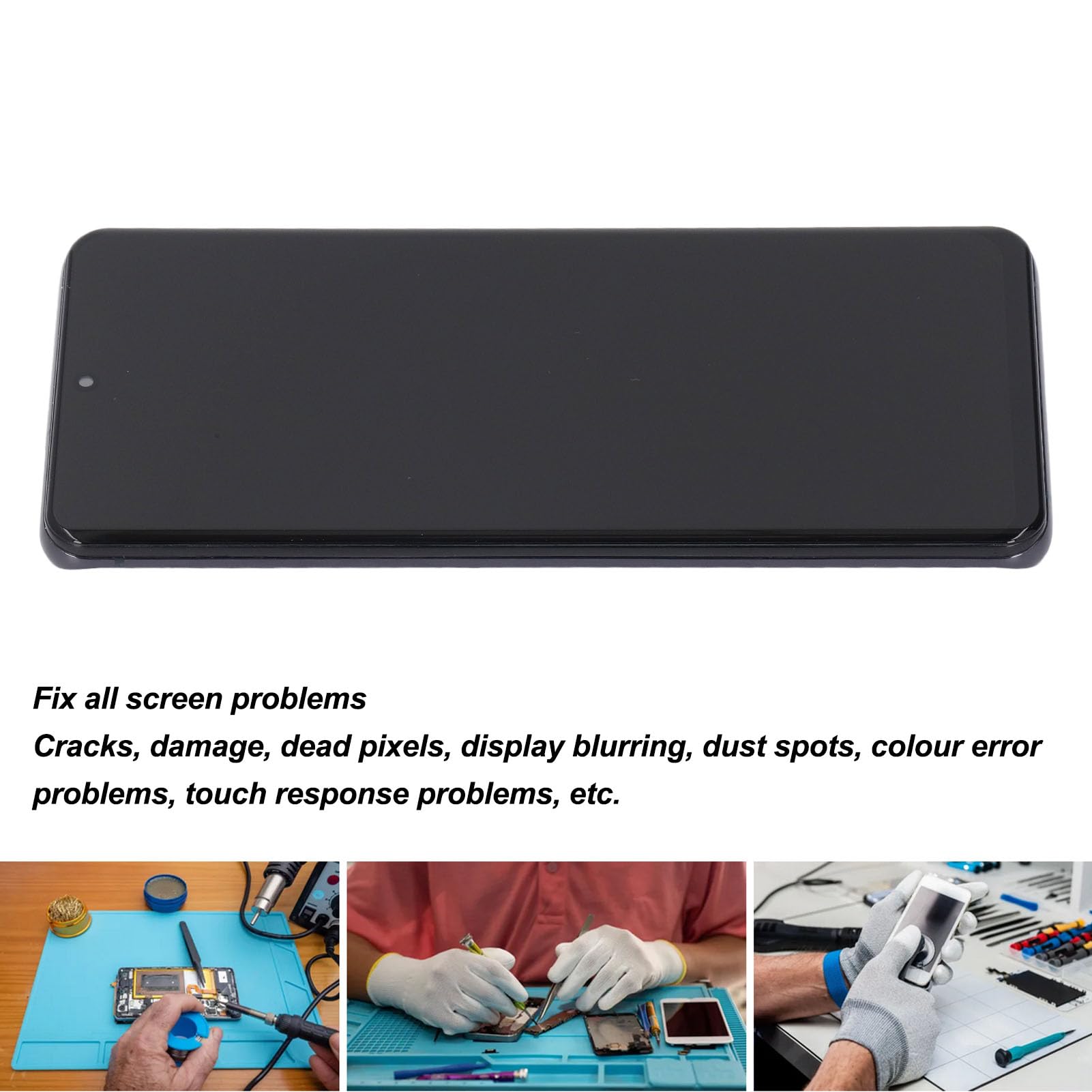 LCD-scherm voor S20 Plus SM G986 G986F G986B G986U, Touchscreen-digitizermontage, Vervanging van Smartphonescherm, Dubbele QC-test Vóór Verzending