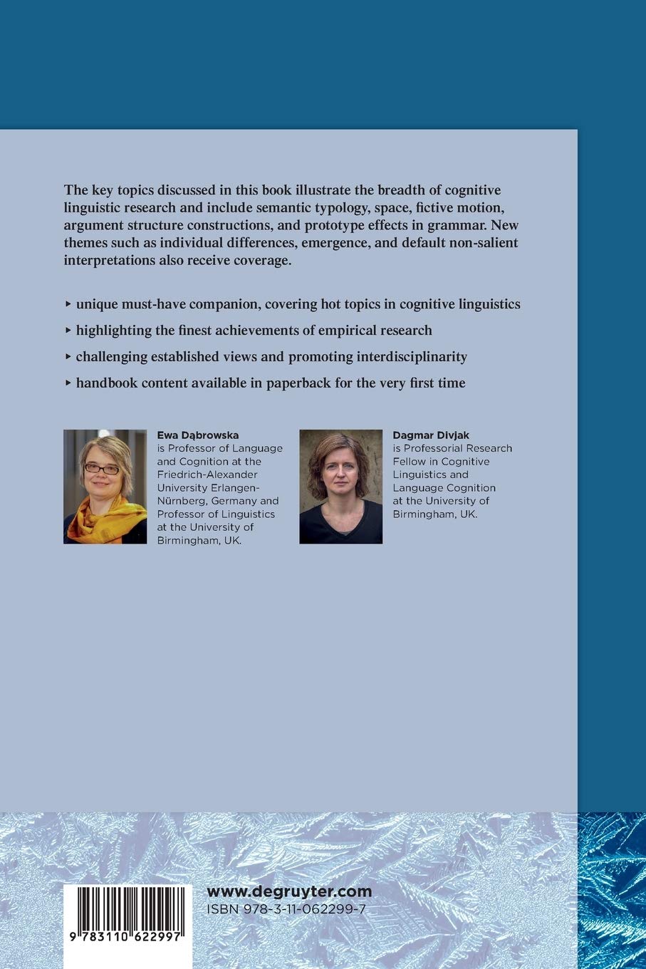 Cognitive Linguistics - Key Topics (Mouton Reader)      1st Edition
