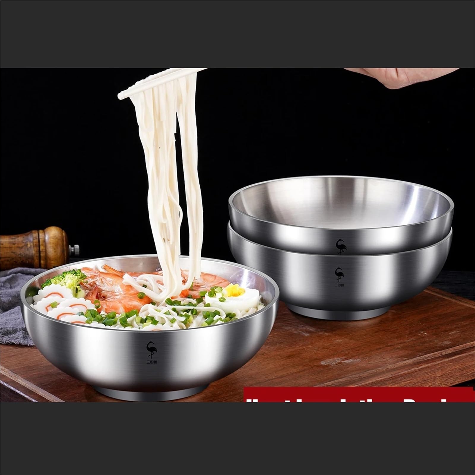 Cuenco for mezclar de acero inoxidable 1000 ml | Plata: preparación de comidas en la cocina