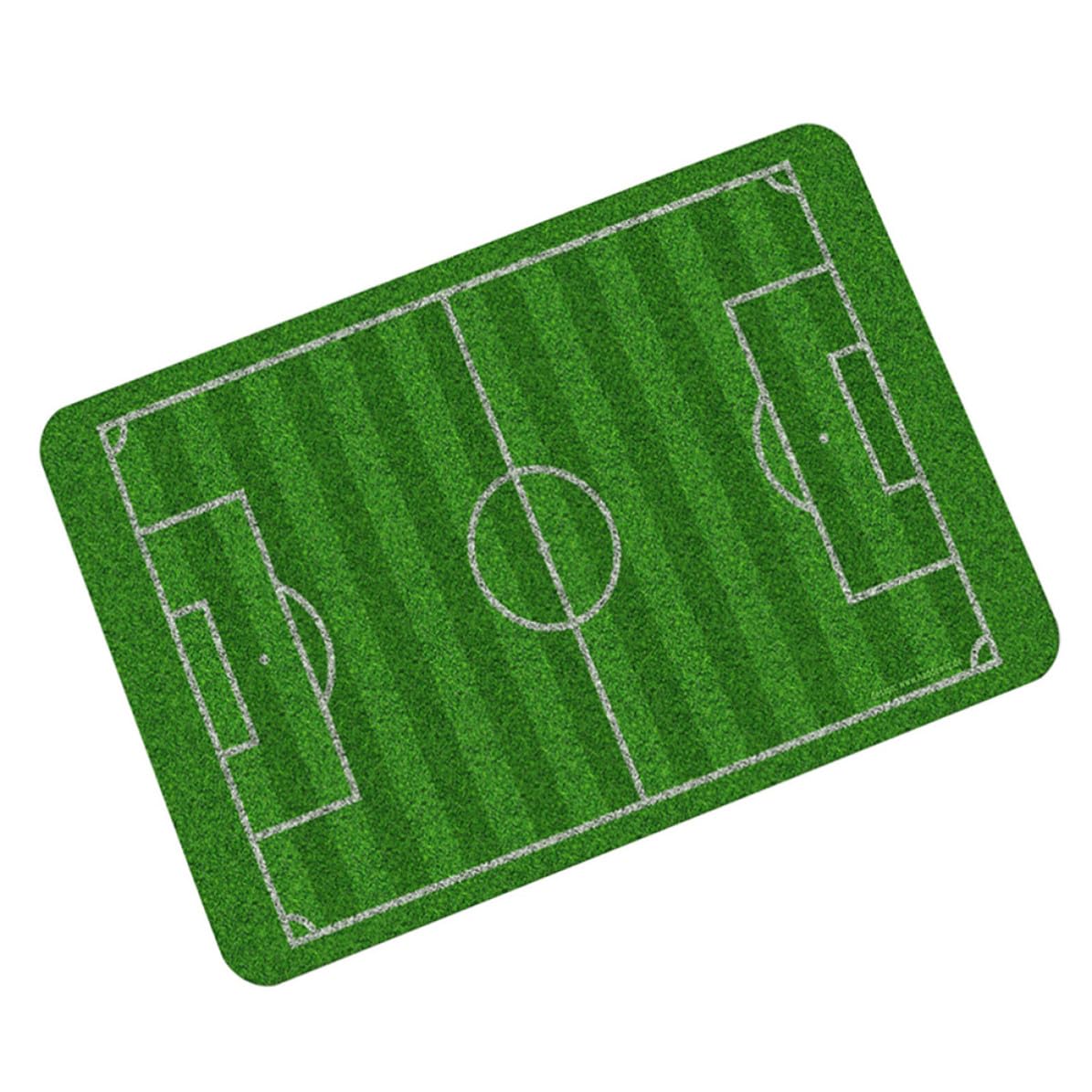 Alfombra de campo de fútbol Healeved de poliéster y goma antideslizante para entrada