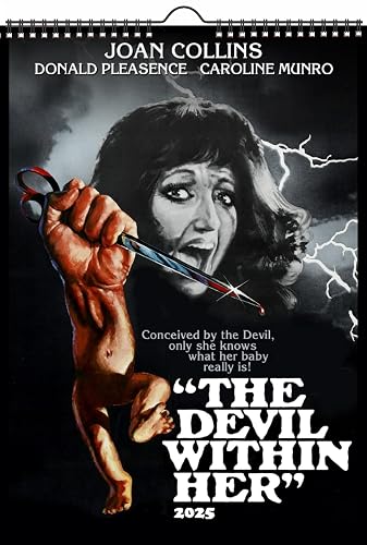 Wall Calendar 2020 [12 pages 20x30cm] Horror Witch Devil # Vintage Trash Movie Posters Reprint