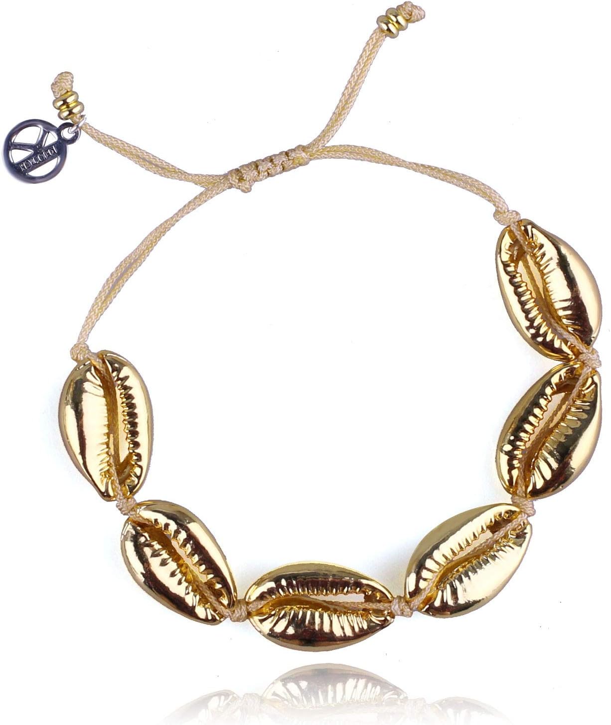 KELITCH Bracciali regolabili da donna braccialetti con perline