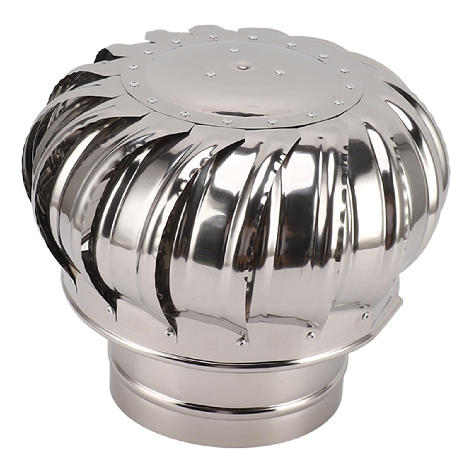 SEAFRONT Comignolo Girevole in Acciaio Inox per Ventilazione Anti-spiffero, Migliora L'efficienza di Combustione, per Uso Domestico e Commerciale (Tipo 200 Addensato)