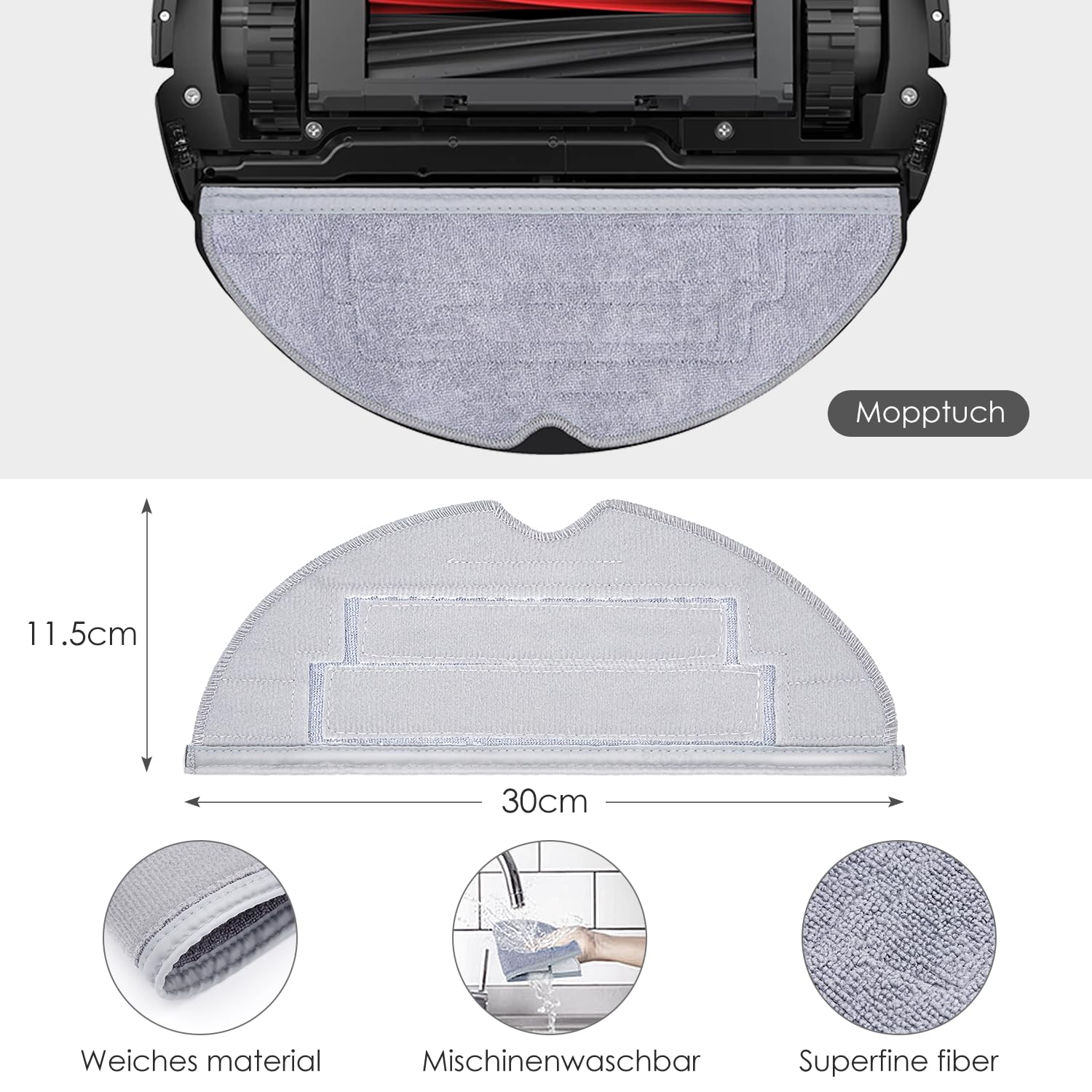 DrRobor Zubehör Set Für Roborock S8 Pro Ultra - Komplett Set