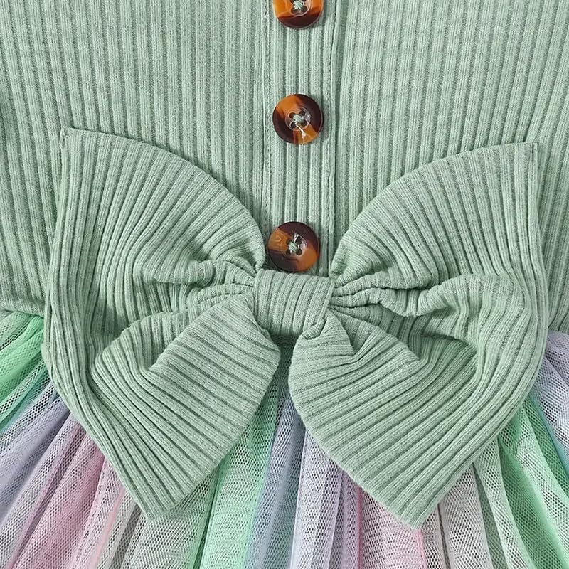 Image of Niren Enterprise Broadbill Full Sleeve net and Modal Fabric Baby Girl Frock