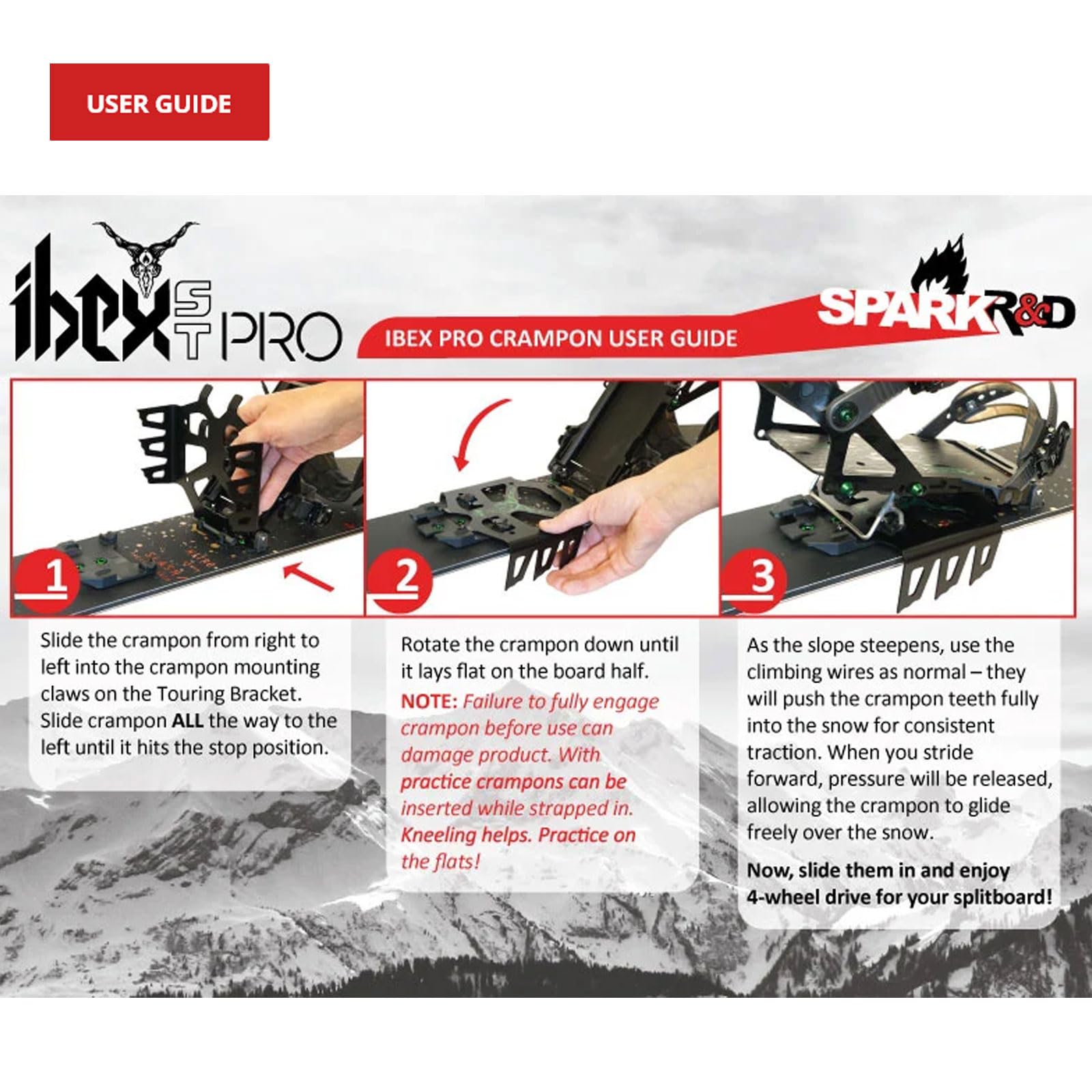 SPARK R&D IBEX ST クランポン REGULAR 未使用品 SPARK R&D IBEX