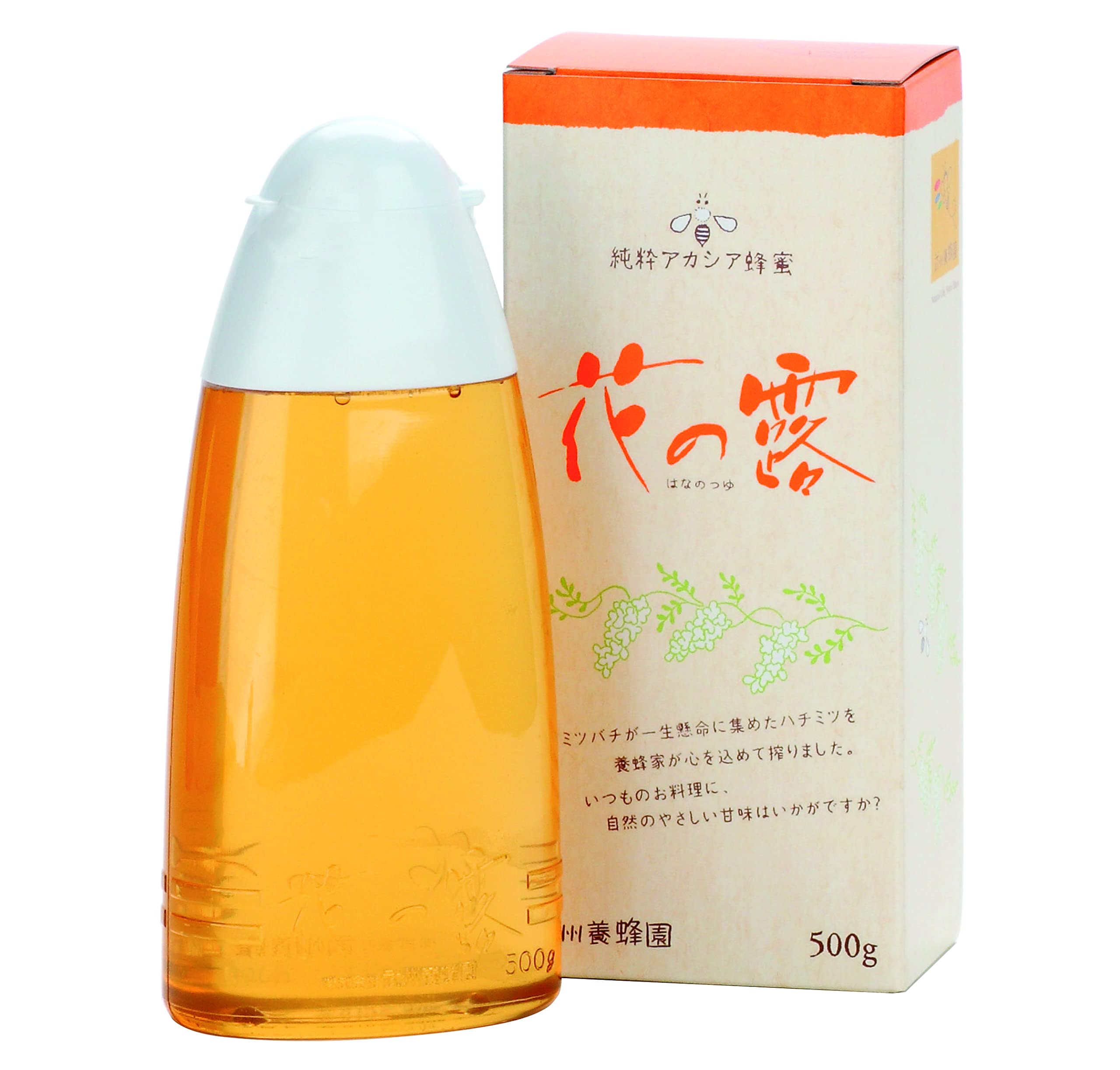 Amazon | 純粋アカシア蜂蜜【花の露】 500g 武州養蜂園 蜂蜜 ハチミツ
