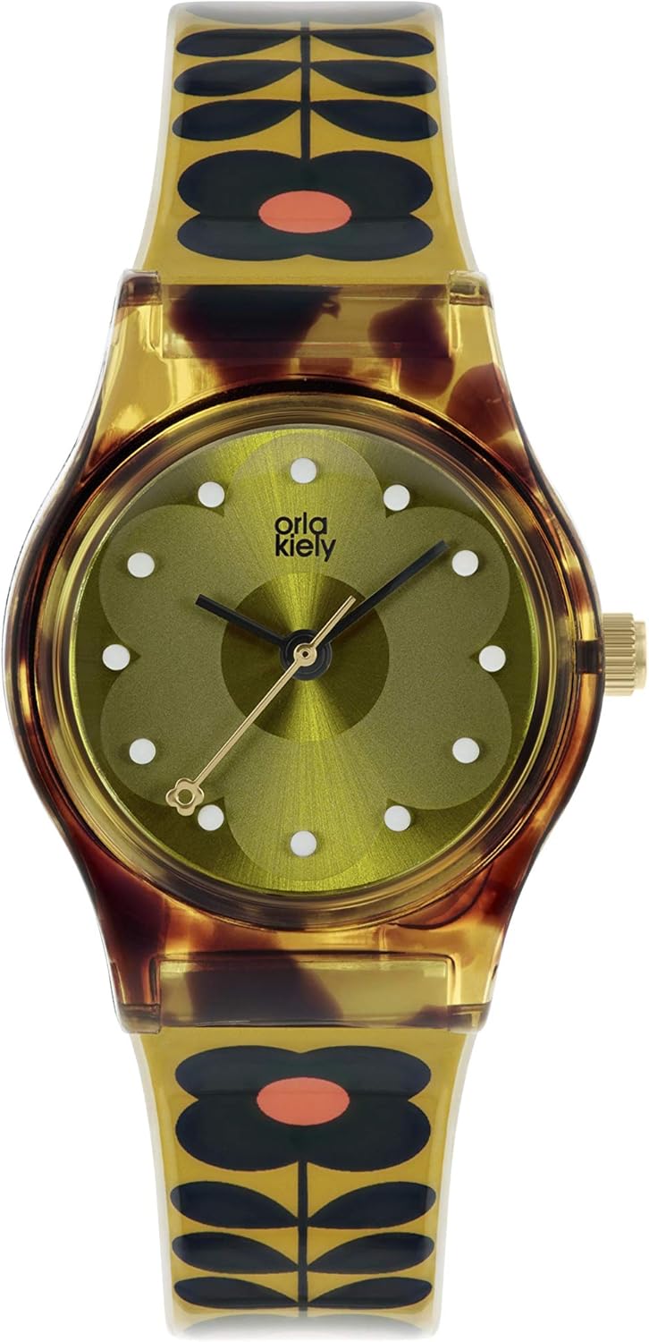 Orla Kiely Women's Analogue Analog Quartz Watch with Plastic Strap OK2322 Amazon.co.uk Fashion Orla Kiely Women's Analogue Analog Quartz Watch with Plastic Strap OK2322 Amazon.co.uk Fashion