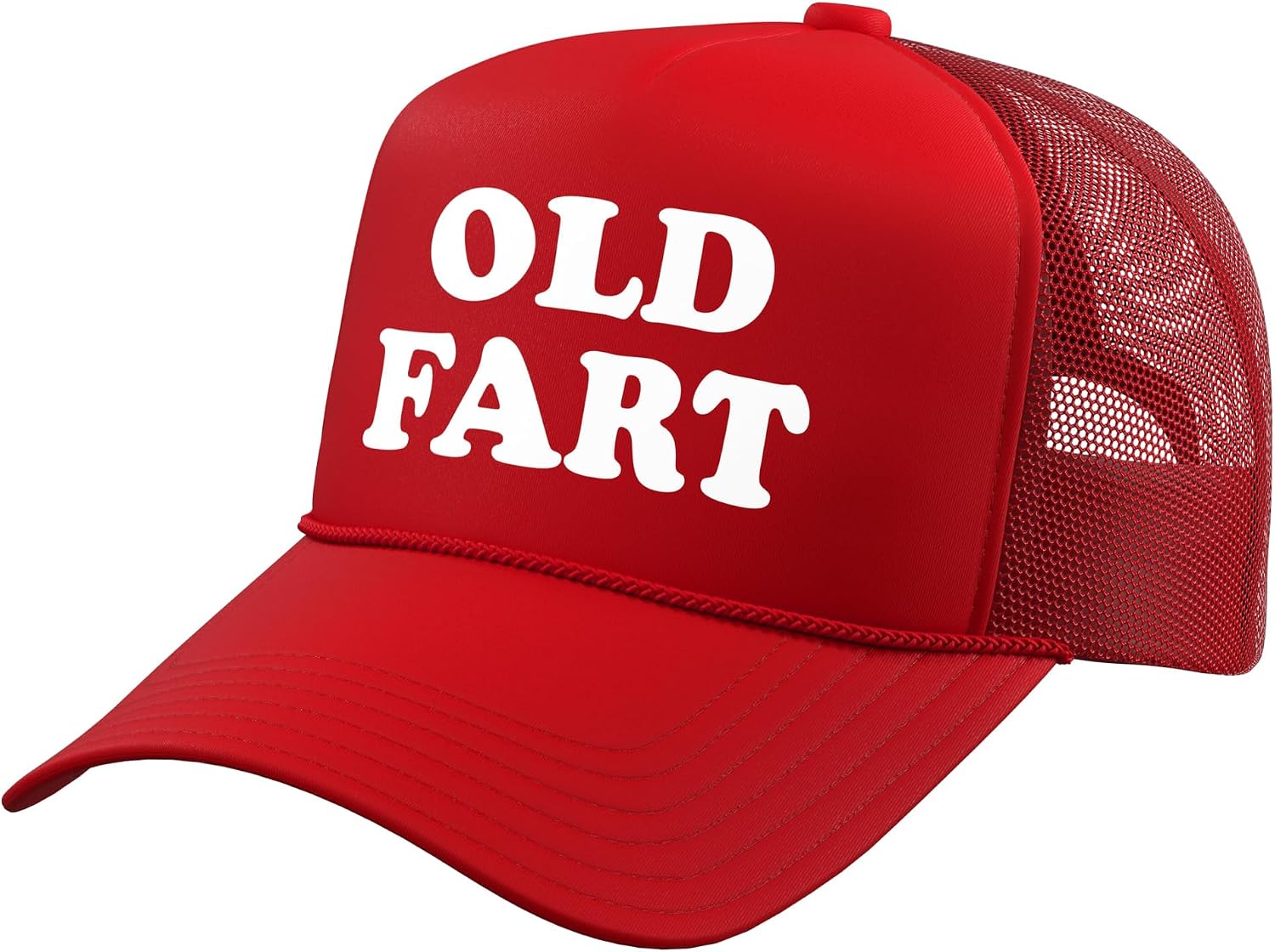 Old Fart, Retirement Trucker Hat with Adjustable Mesh Back