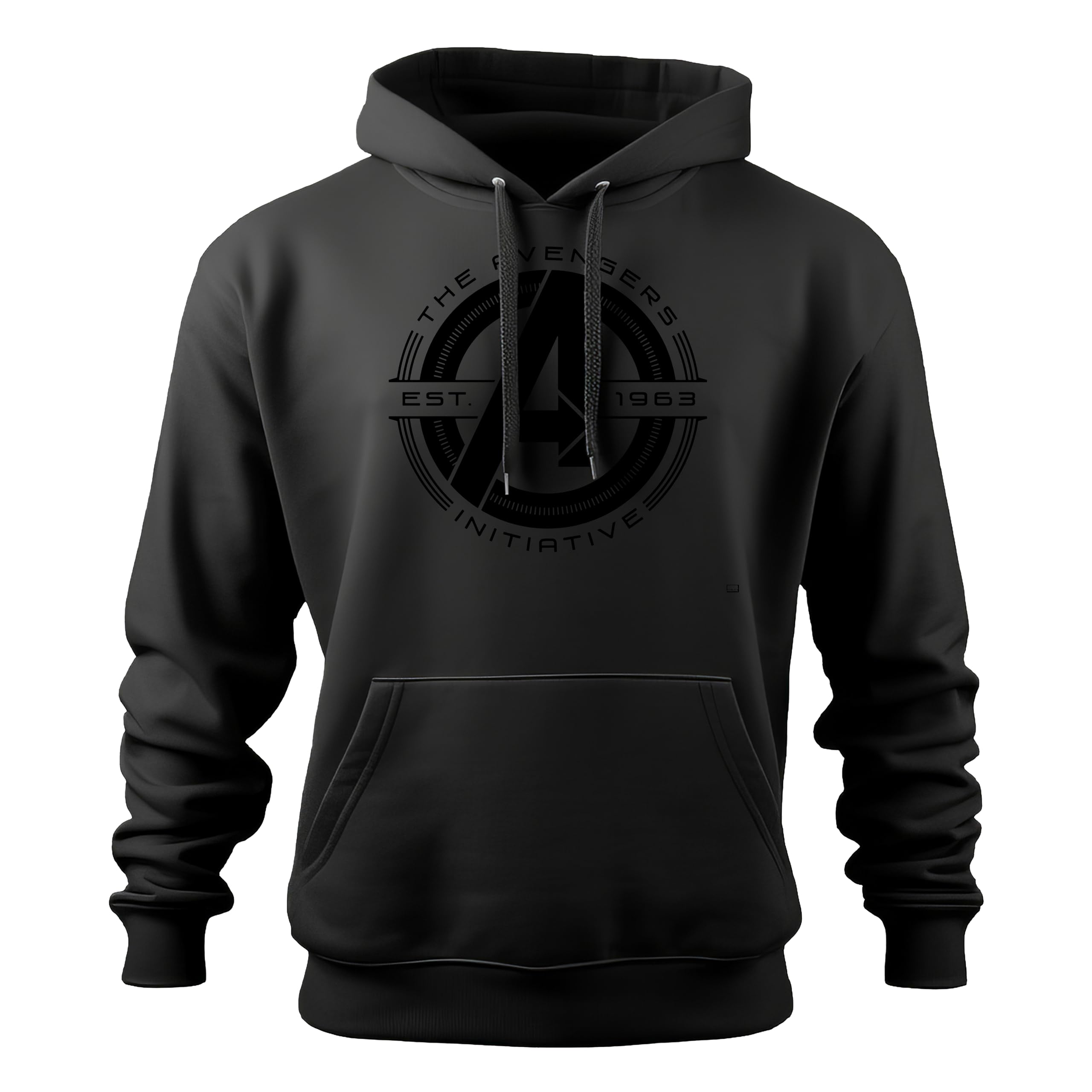 Fleece Clothing's Avengers Hoodie for Men Trending Best Winter Wear for Mens and Womens | Avengers Logo Edition Sweatshirt Hood (in, Alpha, XL, Regular, Black)