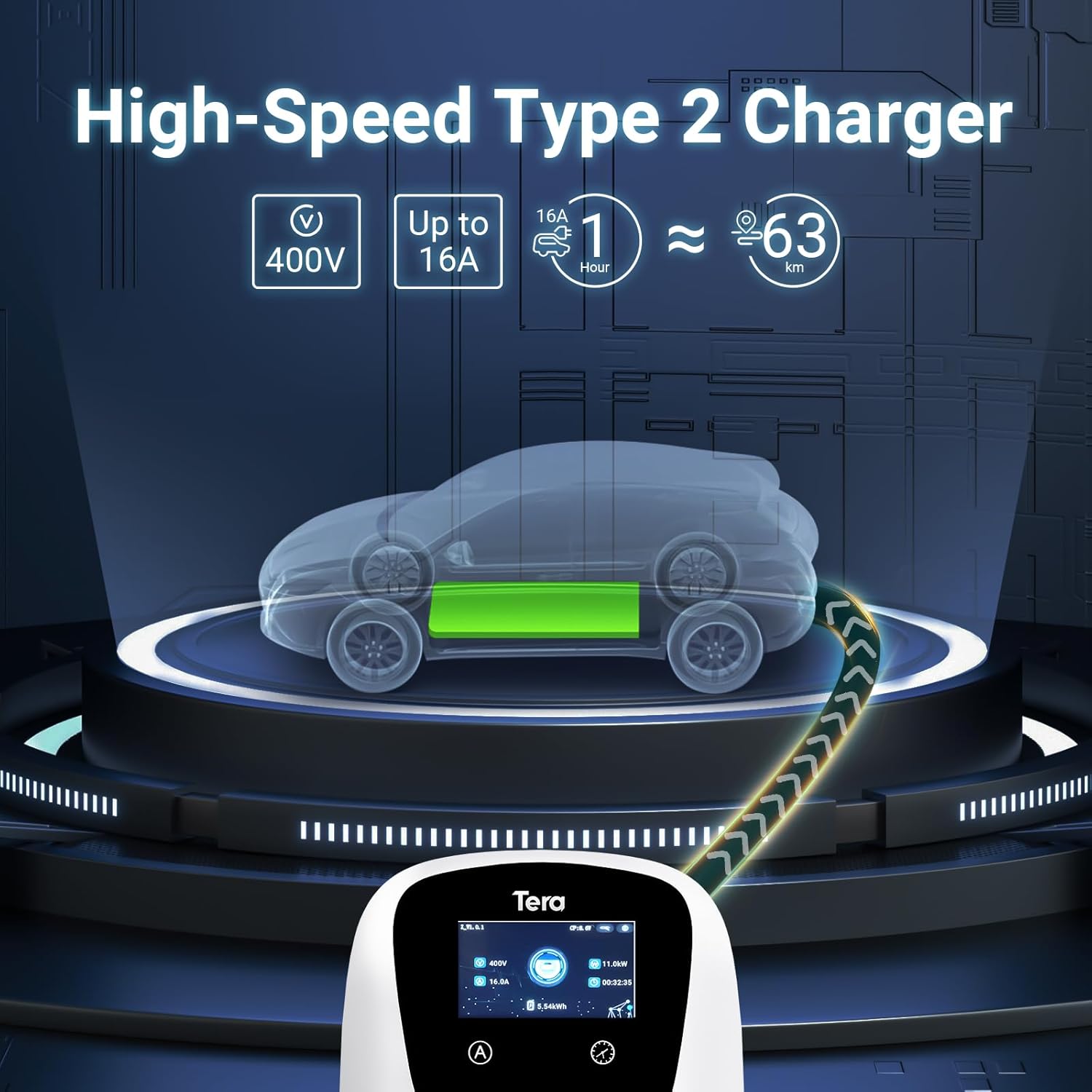 Tera EV Charger High-Speed Charging