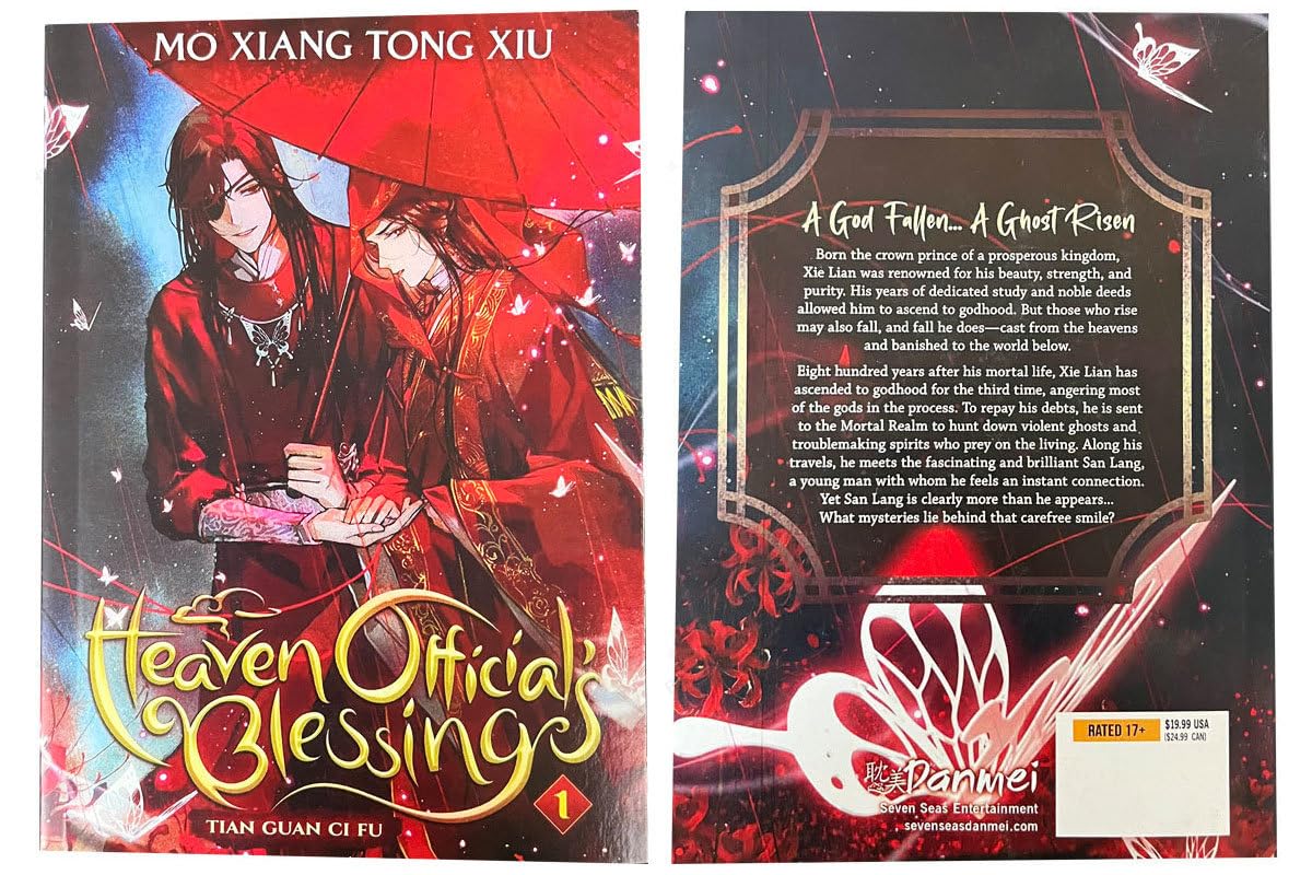 1-4 Physical Books New Heaven Official's Blessing Tian Guan Ci Fu English Version of Ancient Chinese Romance BL Novel Books (Part 1)