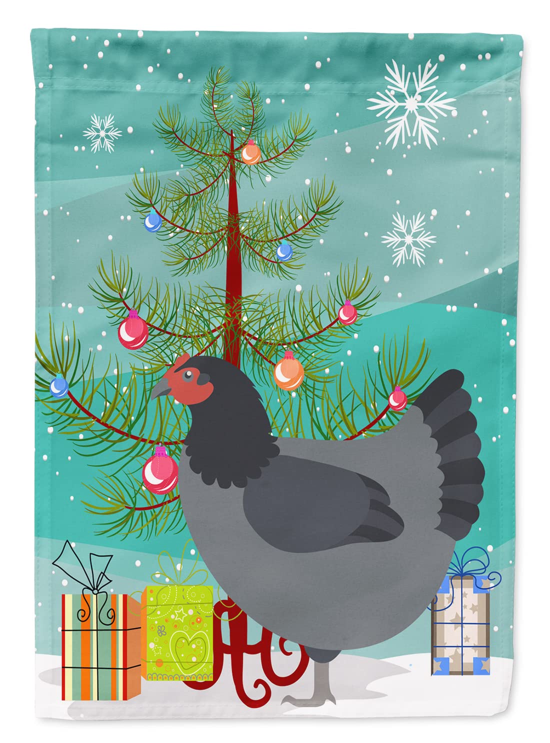Drapeau Jersey Giant Chicken pour illuminer votre décoration extérieure de Noël