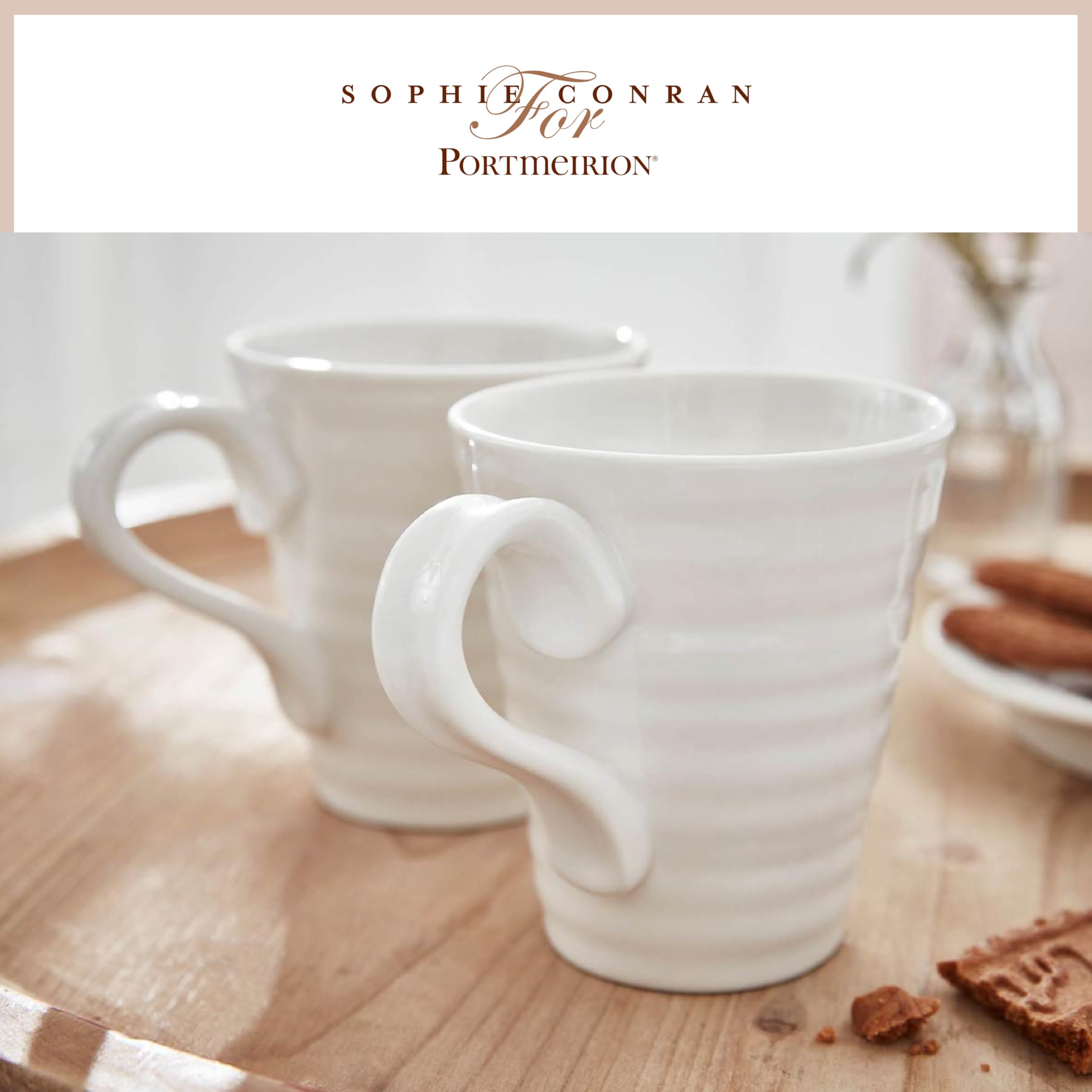 Portmeirion Home & Gifts Sophie Conran Mug en porcelaine Blanc 10,5 x 14 x 11 cm