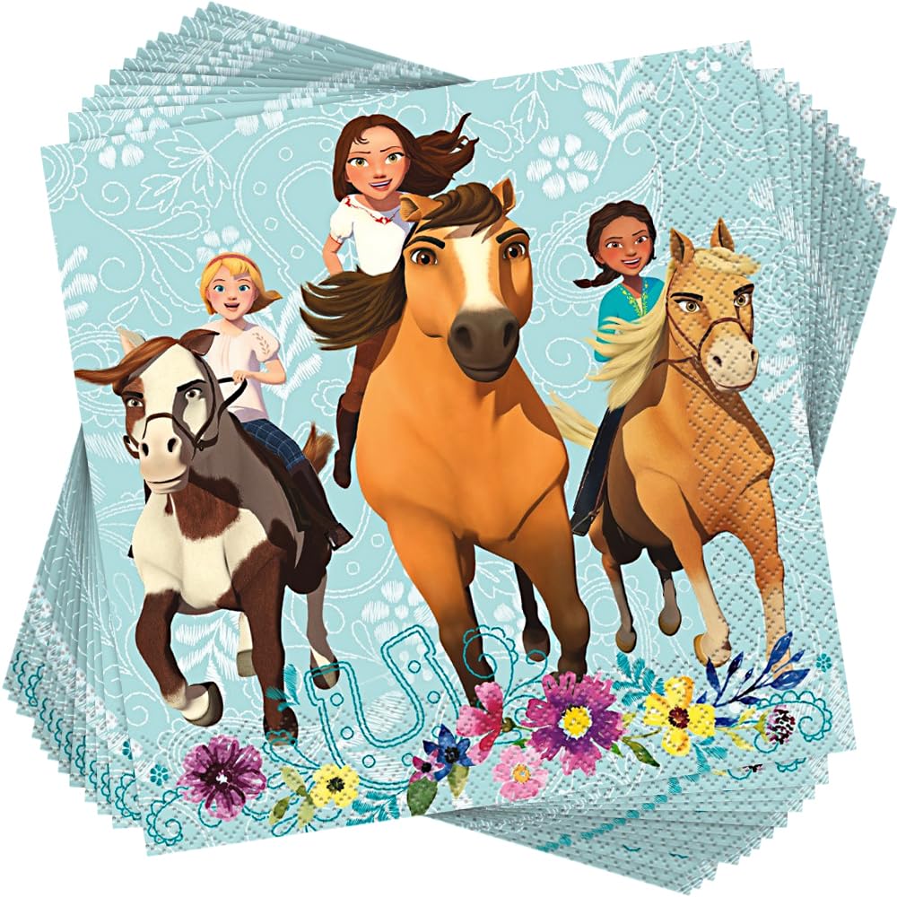 Serviettes Spirit Riding Free décoration table anniversaire jetable x16