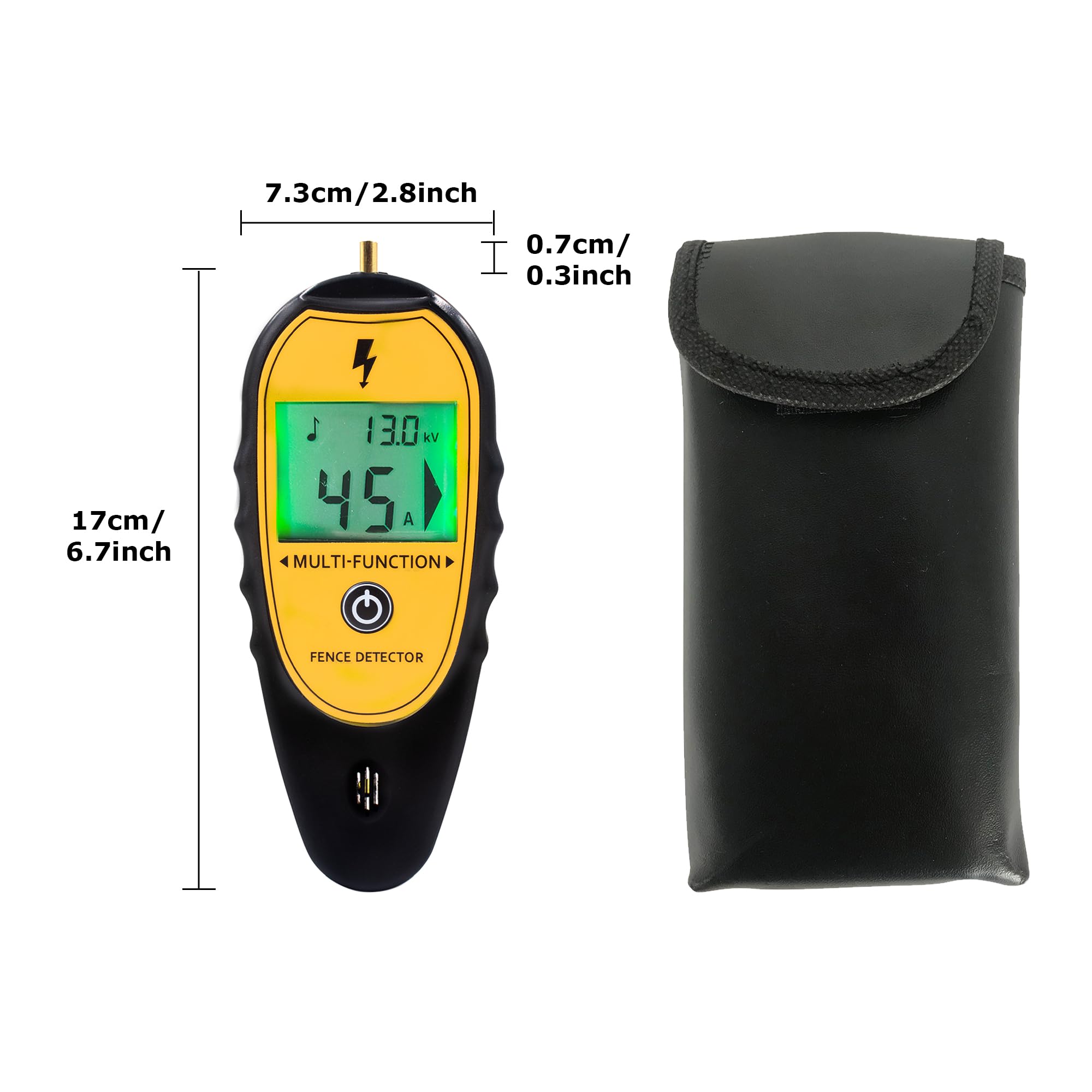 Electric Fence Tester and Fault Finder, 15KV Digital Electric Fence Voltage Tester 200V?15000V