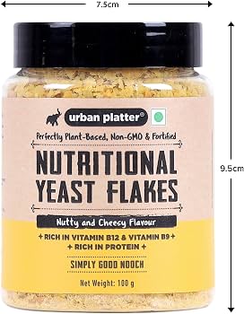 nutritional yeast glutathione Amazon.com: Urban Platter Nutritional Yeast Flakes | 3.53 Oz (100g) | Rich in B Vitamins & Protein | Gluten-Free, Non-GMO, Plant-Based Seasoning | Nutty & Cheesy Flavor
