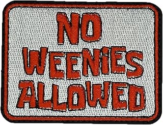 No Weenies Allowed, Morale Patch, Meme Patch, Morale Patch, Military Patch, Hook and Loop, Tactical Backpack, Murph, Veteran Owned