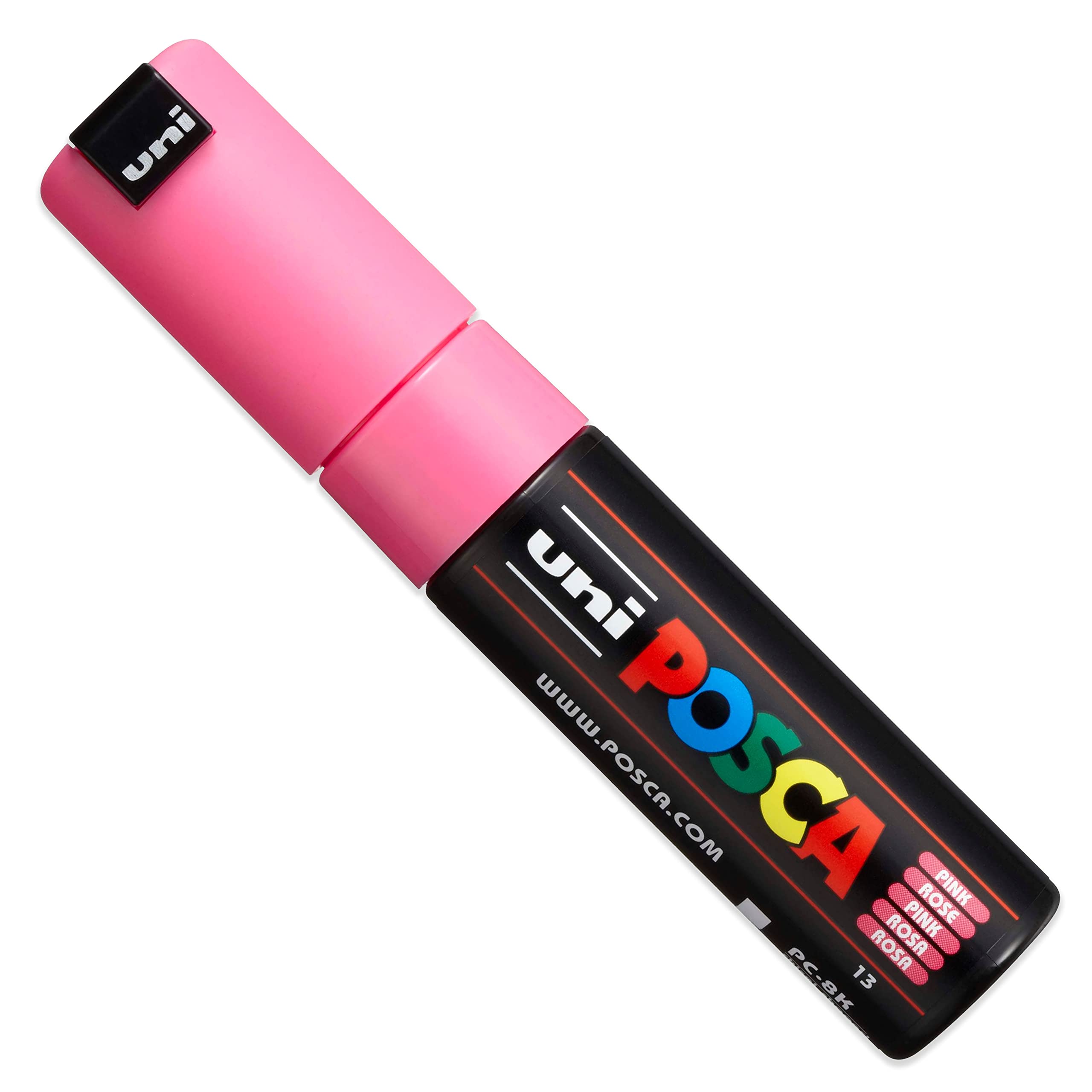 Posca PC-8K - Marcadores de pintura - Punta biselada de 8 mm - 8 en caja de regalo (surtido surtido)