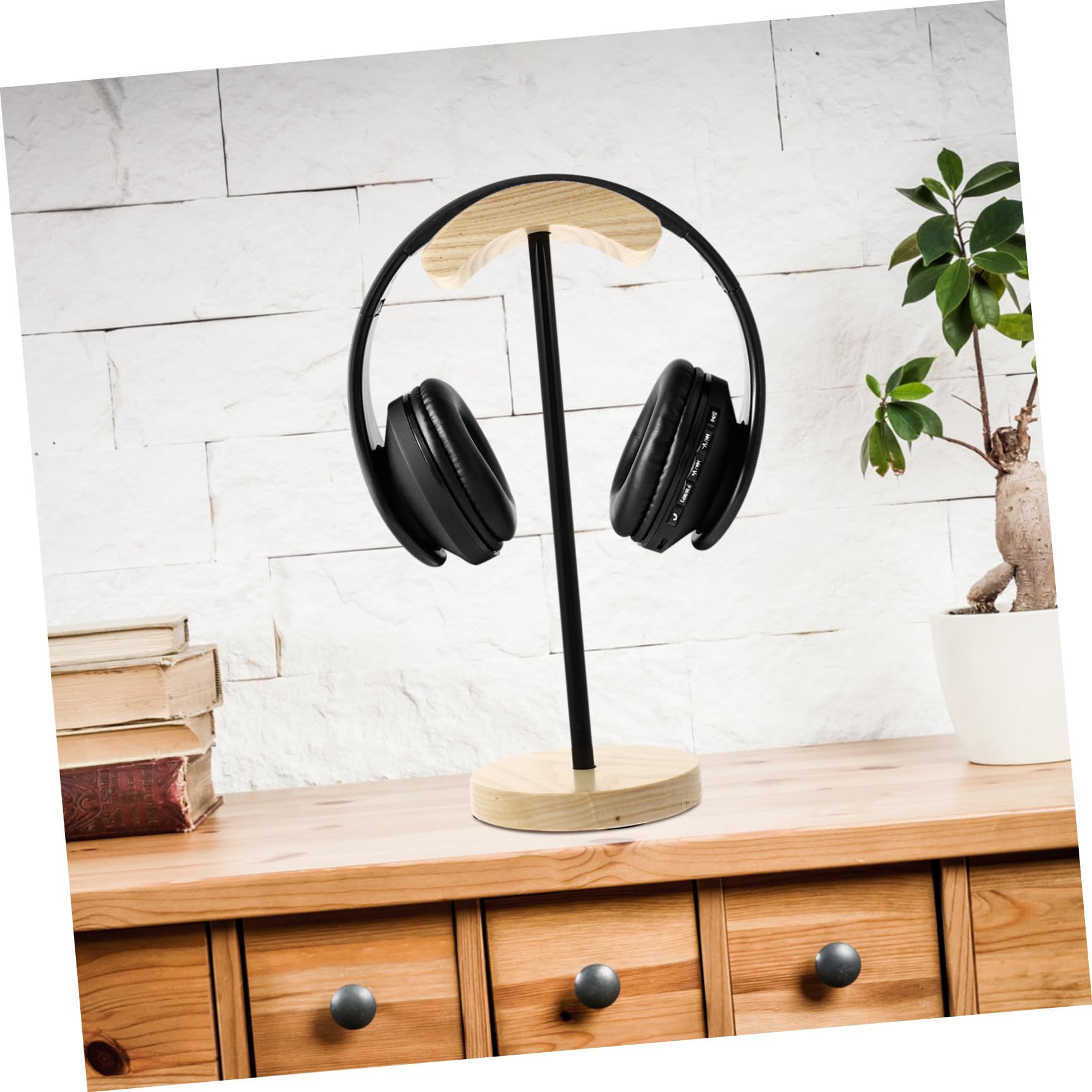 Gadpiparty Support De Casque en Métal Support Central Solide pour Casque De Jeu De Bureau Organisateur De Conception Robuste