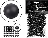 Vista 1 de Wearable4U . Pelotas de goma reutilizables para pistolas de paintball, 43 o 0.50 o 0.68 Cal