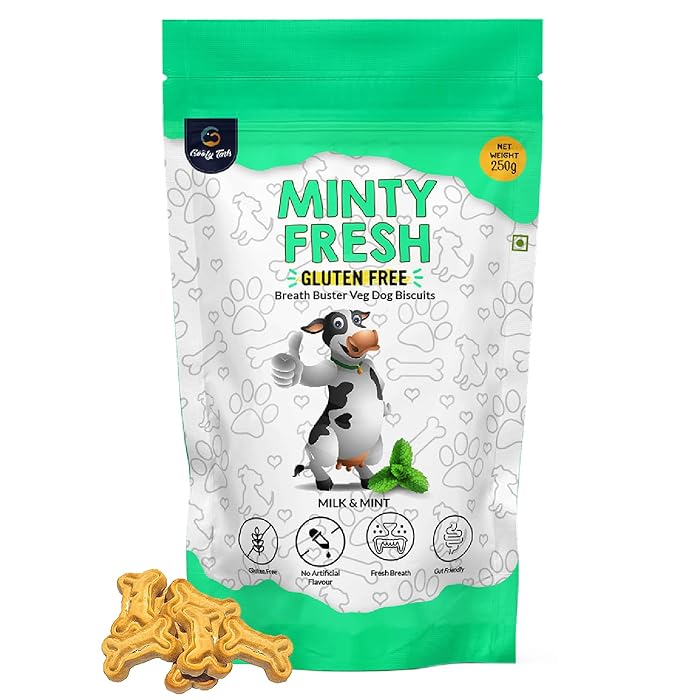 Buy Goofy Tails Minty Fresh Milk & Mint Biscuits for Dog & Puppies
